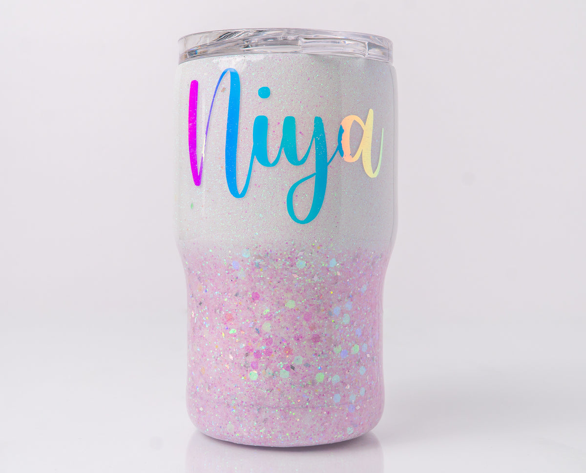 Home Tune Cute Glitter Tumbler Cups with Lid and Straw, Double Wall  Insulated Acrylic Cup, 22 oz / 650ml (Unicorn)